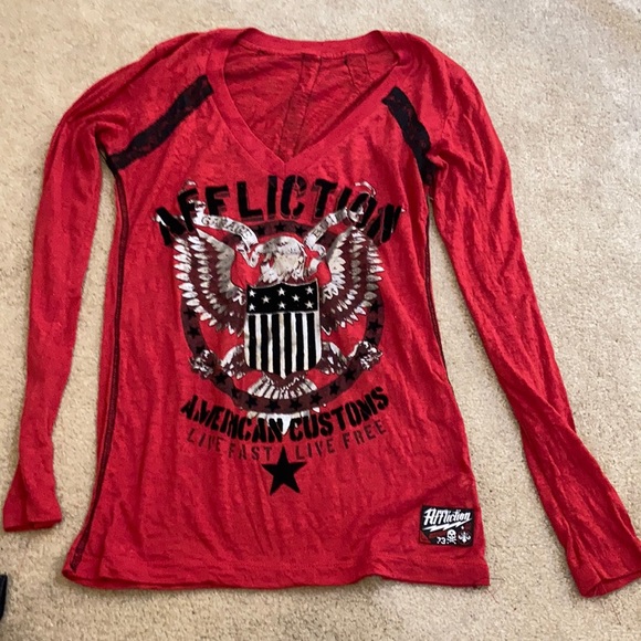 Affliction Tops - Affliction long sleeve